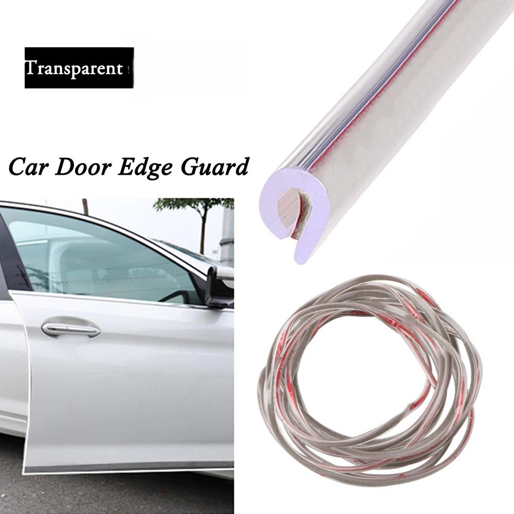 Heavy-Duty Rubber Door Edge Protector - 5M Universal U-Channel Trim with Anti-Collision Design