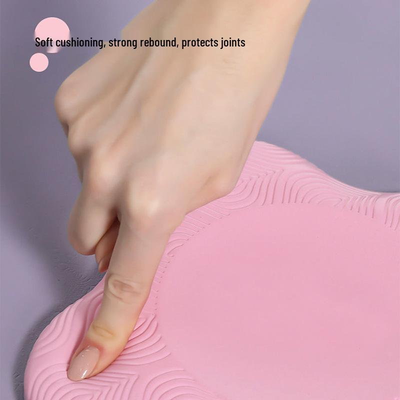 Anti-Slip PU Yoga Kneeling Pad with Thickened Knee and Elbow Protection, Soft Slow Rebound for Planks and Sports