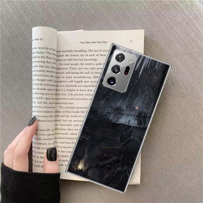 Game Bloodborne Phone Case For Samsung Galaxy S25 Edge S24 S23 FE S22 S26 Ultra S21 S20 S10 Plus Capa Soft
