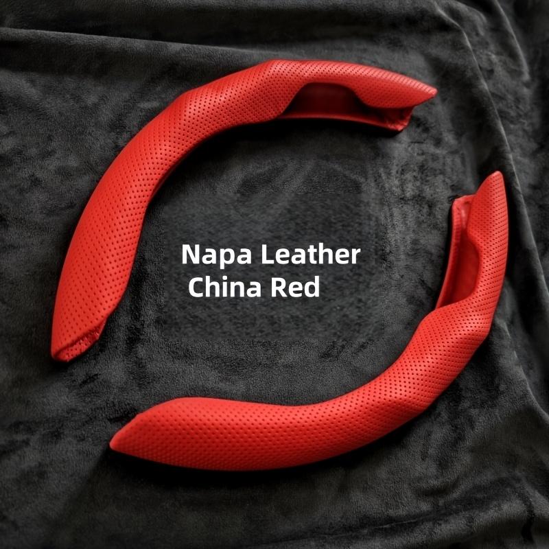 Ultratenký pot pohlcující PU kožený potah volantu - Protiskluzový, Celoroční použití, Ochrana proti potu, Stylový interiér, Hladká textura, Protiskluzový úchop