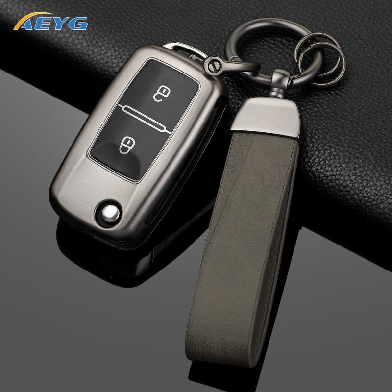 Für VW Volkswagen Mk4 Bora Golf 4 5 6 Jetta Passat Polo Touran Skoda Octavia Seat TPU Auto Schlüsselhülle Auto Zubehör 2 Tasten