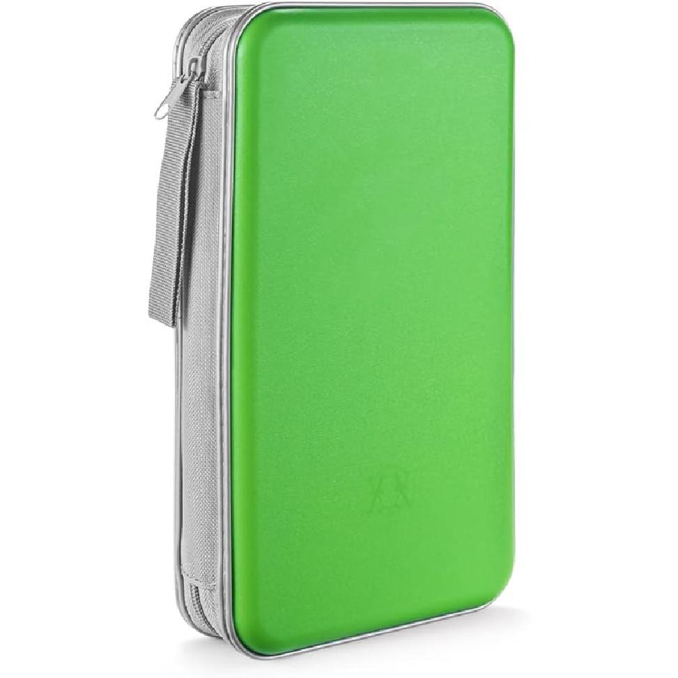 DVD Case, 96 Capacity CD Case Portable CD Holder Storage Hard Plastic DVD Wallet Holder Organizer For Car