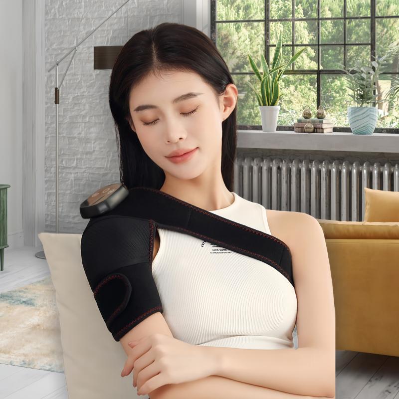 YOSYO knee heating pad is used to relieve pain. The knee massager has heating and vibration functions to keep the knee warm. The