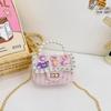 MDNG Mini-Handtasche mit Kamelien und Perlen für Kinder