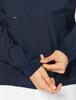 SSK Long Sleeve Full Zip Bonded Hoodie Navy Size O to Japanese size Men's BWP2001, (70), (equivalent 2L)