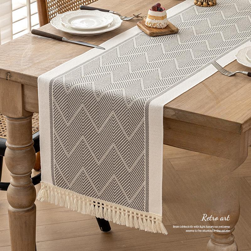 Nordic Minimalist Wallpaper Cotton Linen Wallpaper Waterproof and Stain Resistant Holiday Dining Table Wedding Decoration
