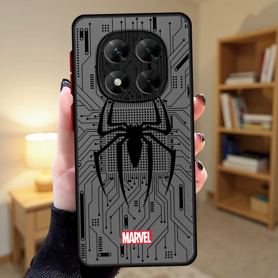

Чехол с логотипом героя Marvel для Xiaomi Redmi Note 14 10 A4 12 14C 9S 13 Pro Plus 11 13C Чехол для телефона Redmi Note 13 Pro 4G