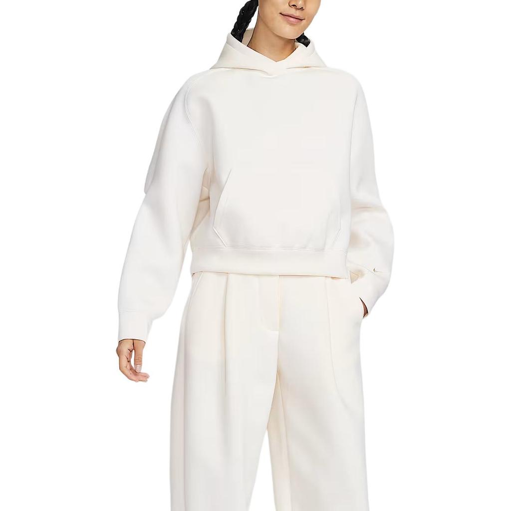 Nike Sportswear FW25 Oversized Wind Knitted Pullover Hoodie Long Sleeve Sweatshirt Women tops IF0329-103