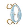 Openable Sea Star Shell Design Fashion Open Bracelet Stylish Stainless Steel Wrist Accessory For Daily Wear