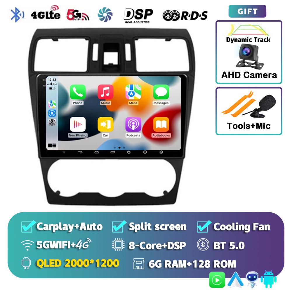 Android 14 Carplay Auto Car Radio For Subaru Forester XV WRX 2012 2013 2014 2015 2018 Multimedia Player GPS Stereo DSP WiFi+4G