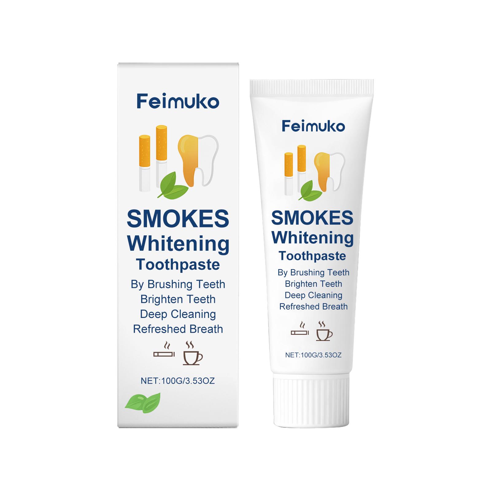 

Gentle Teeth Whitening Toothpaste - Stain Removal, Long-Lasting Fresh Breath, Oral Care for Clean & Protected Teeth 100g