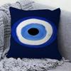 Blue Lucky Eyes Office Cushion Pillowcase Car Cushion Cover45X45CM Lumbar Pillowcase Sofa Pillowcover