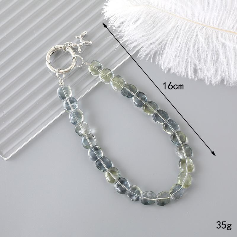 Κρεμαστό Κινητού με Κρύσταλλα και Χάντρες: Κορδόνι για Τσάντα Πολυτελείας & Μπρελόκ Αντι-Πτώσης.