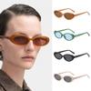 Car Sun Glasses 4set New Black Small Frame Trendy Oval Sunglasses Women Fashion Brand Hot Points Glasses Female Goggle UV400
