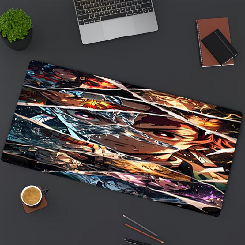 Demon Slayer Print Mouse Pad, for Keyboard Pad Laptop PC Mat for Office Home Use, Desk Decor, Perfect Birthday Gift for Gamers