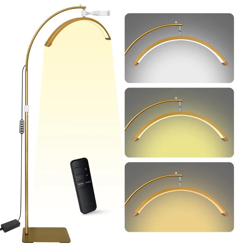 FOSOTO LED Half-Moon Desktop Ring Light Overseas Warehouse Fast Shipping For Beauty Salon: Nail Art, Tattoo, Eyelash & Video