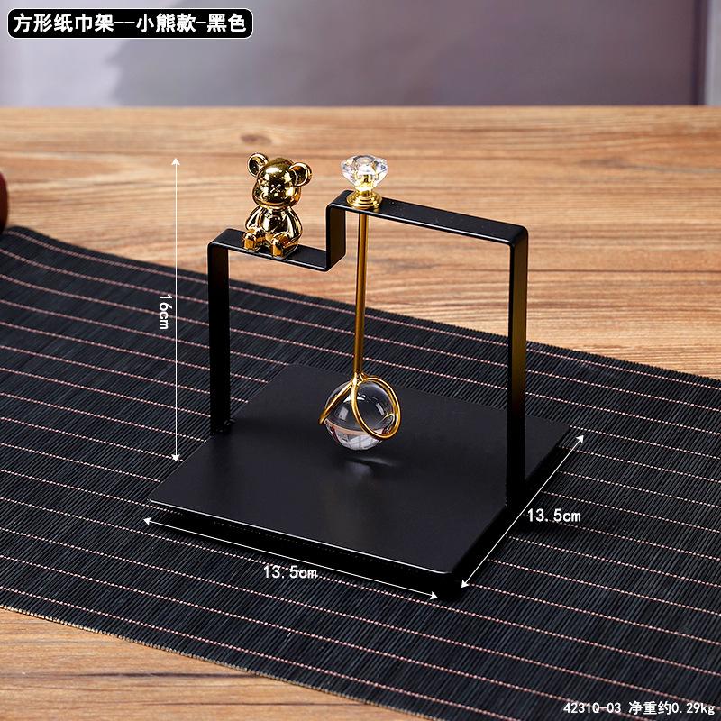 

Metal Crystal Ball Square Tissue Box, Hotel Restaurant Decoration Napkin Holder, Wet Wipe Dispenser, Scandinavian Style