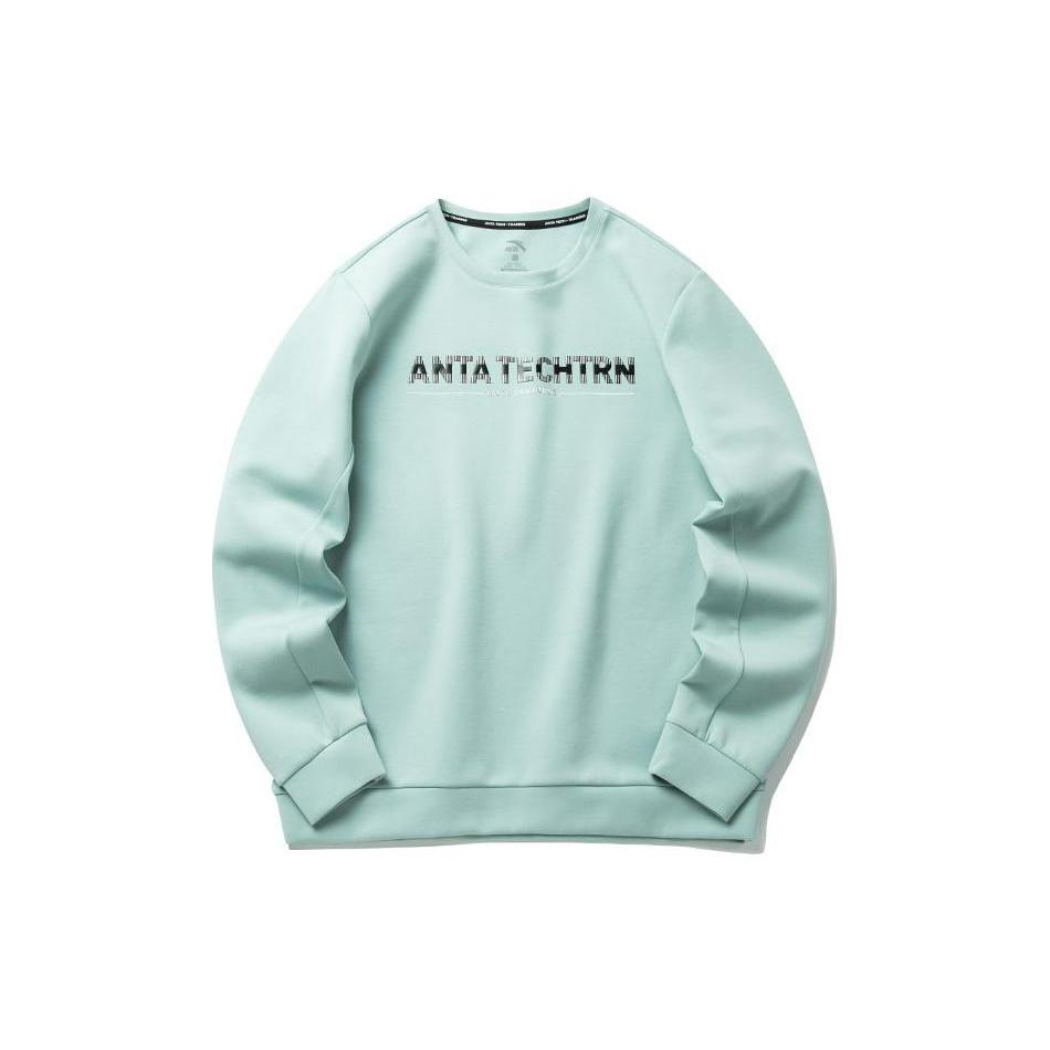ANTA Variety Training Collection Sweatshirts Men s Arkship Blue Crew Neck Moderate Regular 152217712-2 XXXL