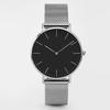 Trendy Men's Mesh Strap Quartz Watch - Fashionable and Minimalist Korean Style for Students and Couples