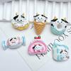 10Pcs New Cute Cartoon Cow Beverage, Cake, Candy, Ice Cream Series Flat Back Ornament Jewelry Bows Accessories