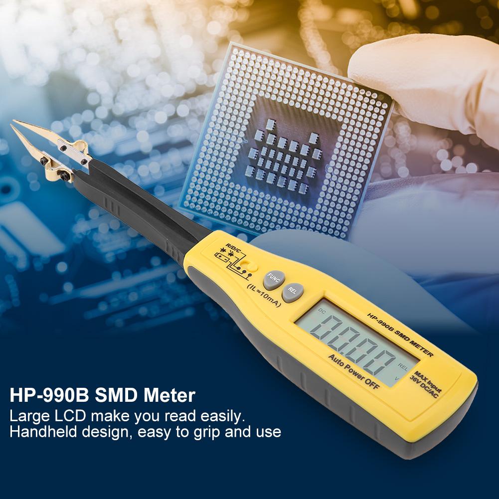 HP 990B Handheld Diode Resistance SMD Meter Capacitance Measuring Instrument