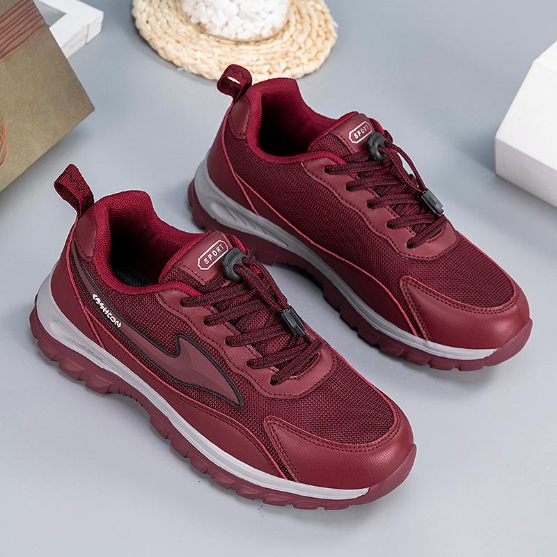 Middle-aged and Elderly Home Walking Shoes Winter New Cotton Shoes Travel Shoes Soft Soles Men's and Women's Same Old People's Sports Shoes