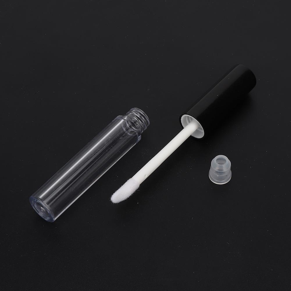 

10 шт. Прозрачный пустой тюбик для блеска для губ DIY флакон-контейнер для масла для губ косметический инструмент (1,5 мл шт. Черный