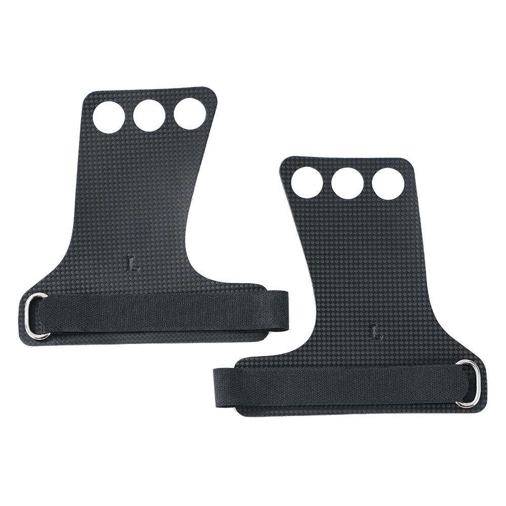 Carbon Grips for Crossfit Gymnastics Power Lifting Pull-Ups Home Gym Exercise Workout Gloves