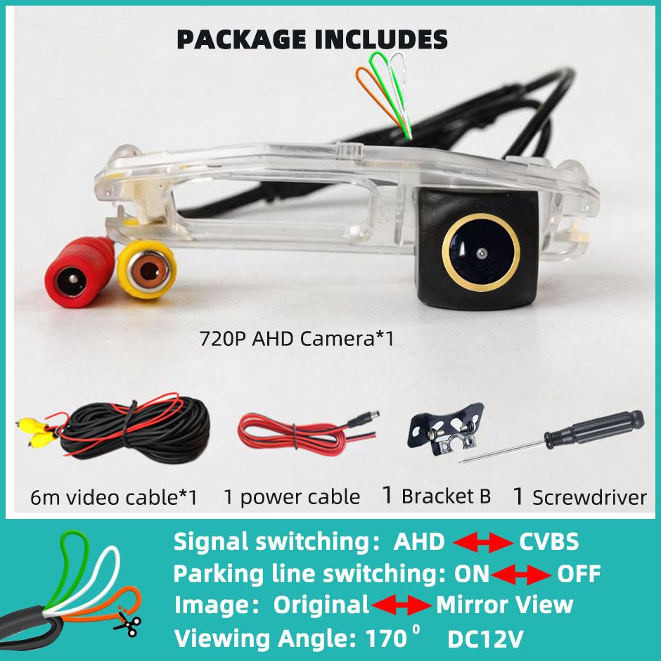 

HD Backup Camera Rear View Reverse 170° AHD1080P/720P Cam Fits Honda Odyssey 2009 2010 2011 2012 2013