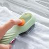 Liquid Shoe Clning Brush Multifunctional   Handle Soft   Laundry Scrub Brush Automatic Liquid Adding Brush for Bathroom