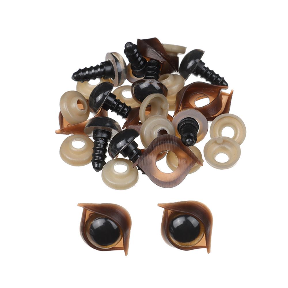 10pcs/5pairs High Quality Plastic  Parts Puppet Crystal Eye Dolls DIY Tools Eyes Crafts Bear Animal Accessories