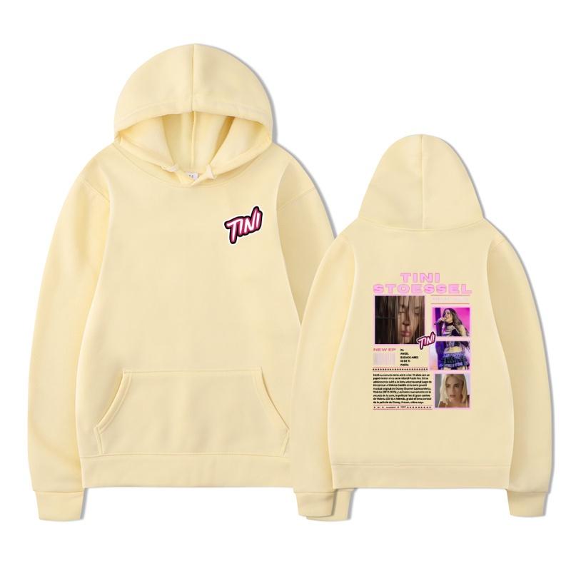 Singer TINI STOESSEL 2025 Tour Merch Sweatshirts Men Women's Fashion Hip Hop Trending Hoodie Long sleeve Casual Comfort Hoodies