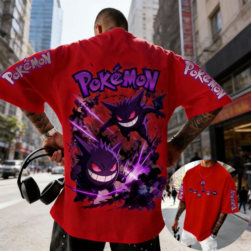 Men s sports short sleeved T-shirt with back print XS