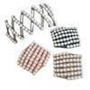 Korean Fashion Portable Hair Hoop For Women Foldable Headband With Anti Slip Designs And Faux Pearls Decoration