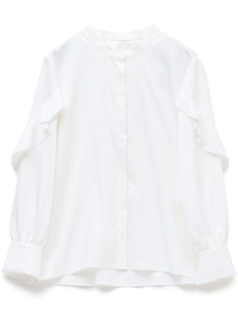 LIFE STORE by BEAMS Ruffle Sleeve Blouse White Medium BMING Women's (S-L)
