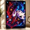 Hollow Knight Characters With Vibrant Personalized D Textured Metal Poster Wall Art Tinplate Sign for Bedroom Decoration Room