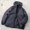 Men's Winter Windproof Waterproof Cotton Jacket with Velvet Lining - Warm Outdoor Coat for Takeaway Riders
