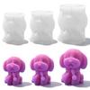 Puppy Mousse Fondant Cake Chocolate Scented Candle Silicone Mold for DIY Plaster and Resin Ornaments