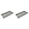 NYTT-2X Husbils Vikbar Hylla Utrymmesbesparande Organizer Aluminium Väggförvaringsställ Husbils Flytande Hylla Lätt att Installera Biltillbehör