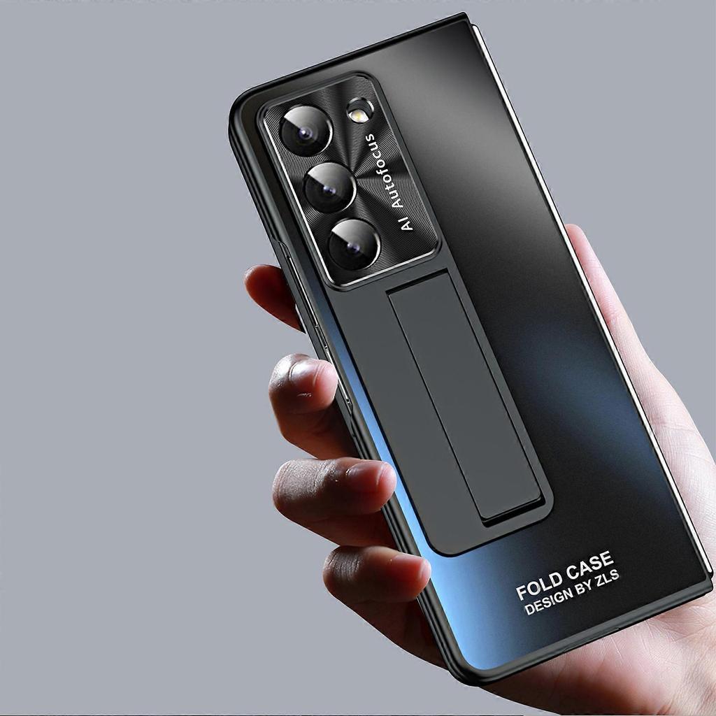 Z Fold 6 Case Built-in Front Screen Protector + Kickstand Luxury Drop Resistance Protection Case for Galaxy Z fold 6 2024