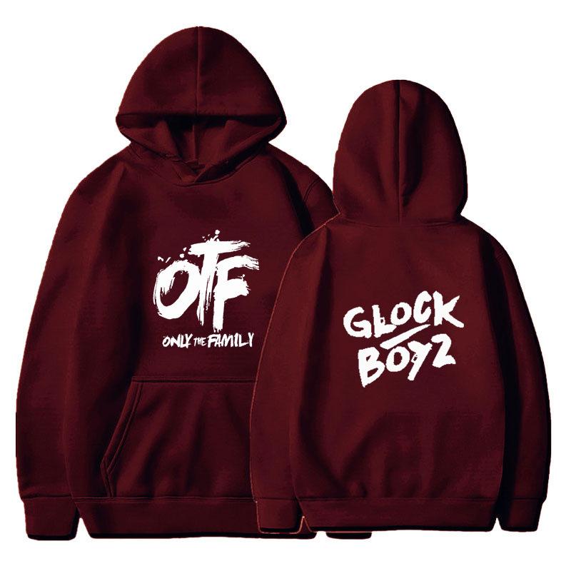 2025 new OTF letter print men's and women's hoodies spring and autumn goth casual comic pattern sweater