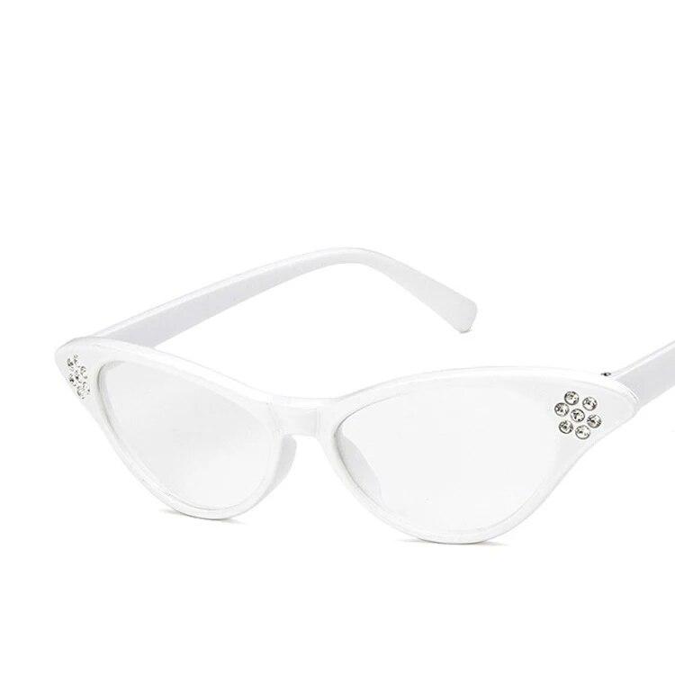 Vintage Cateye Sunglasses Women Sexy Retro Small Cat Eye Sun Glasses  Designer Colorful Eyewear For Female