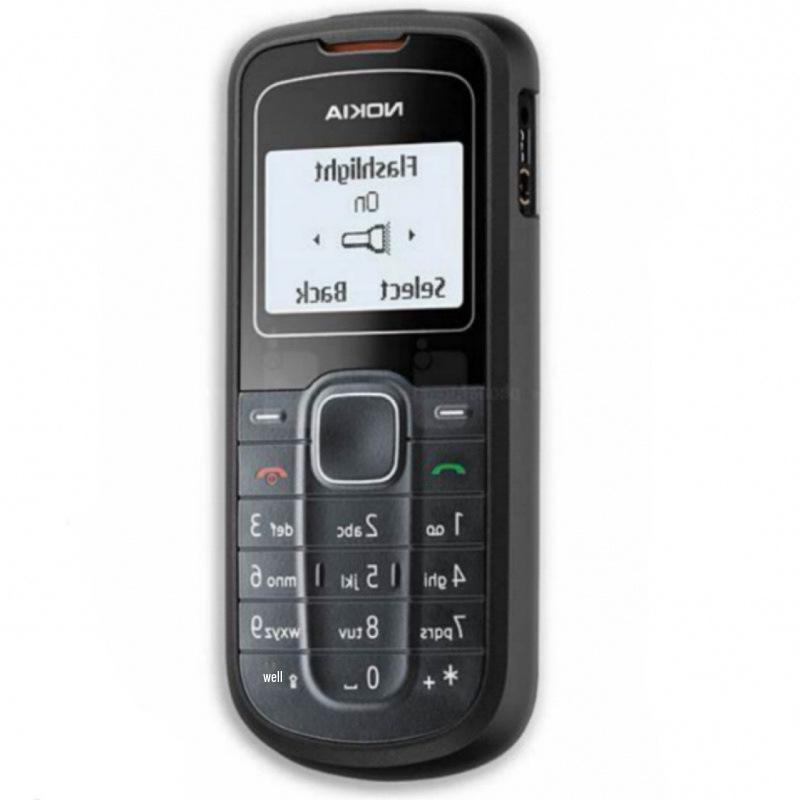 

2G GSM Несмартний Телефон з кнопками - Дизайн Батон для літніх людей, Міжнародна функціональність, Компактний розмір Black-English