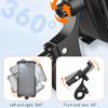 Bike Phone Mount Professional 360 Degree Rotation Adjustable Motorcycle Mobile Phone Stand for Bicycle Electric Scooter
