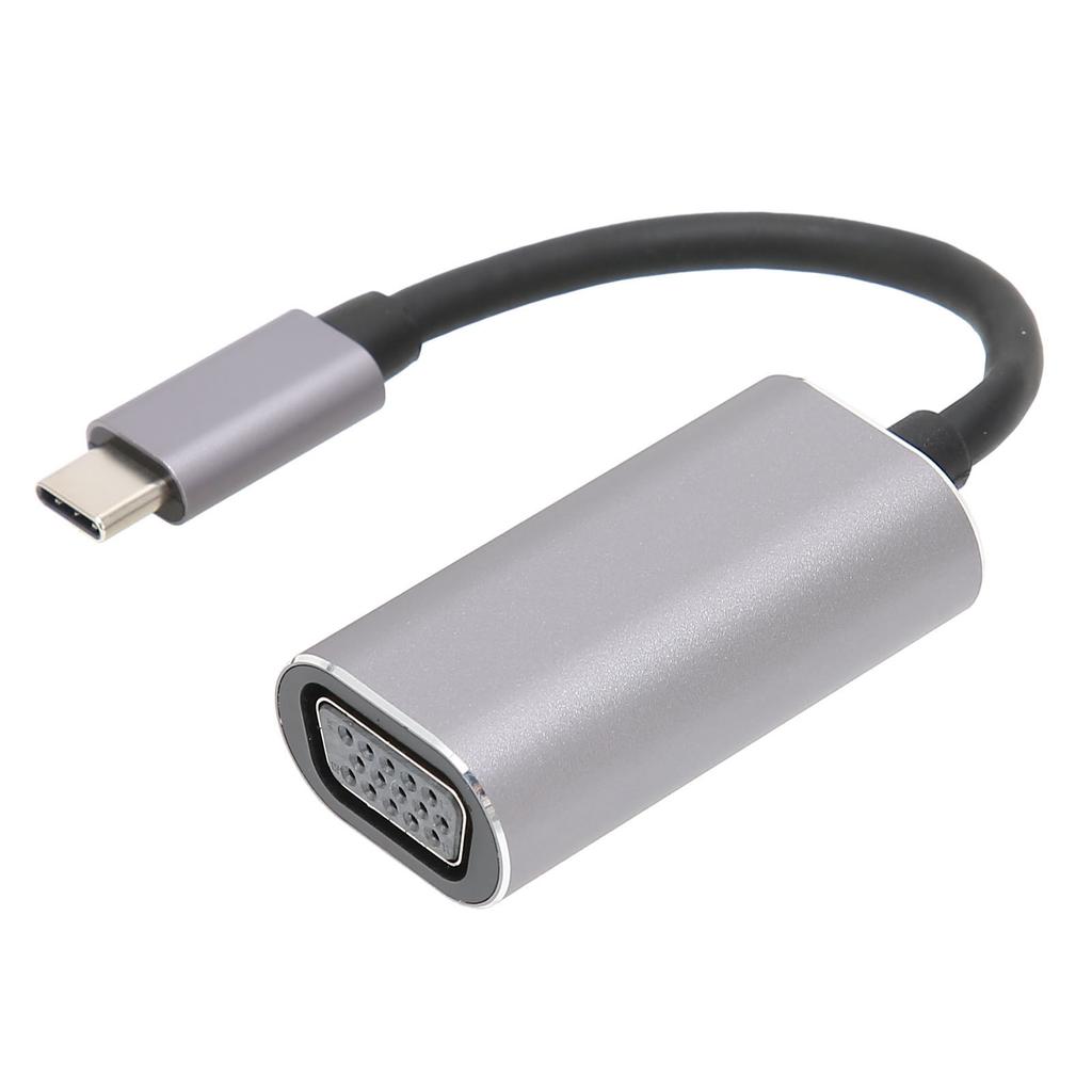 TypeC to VGA Adapter Plug Play SelfPowered Cable Connector for Displayport 1.2 Altmode