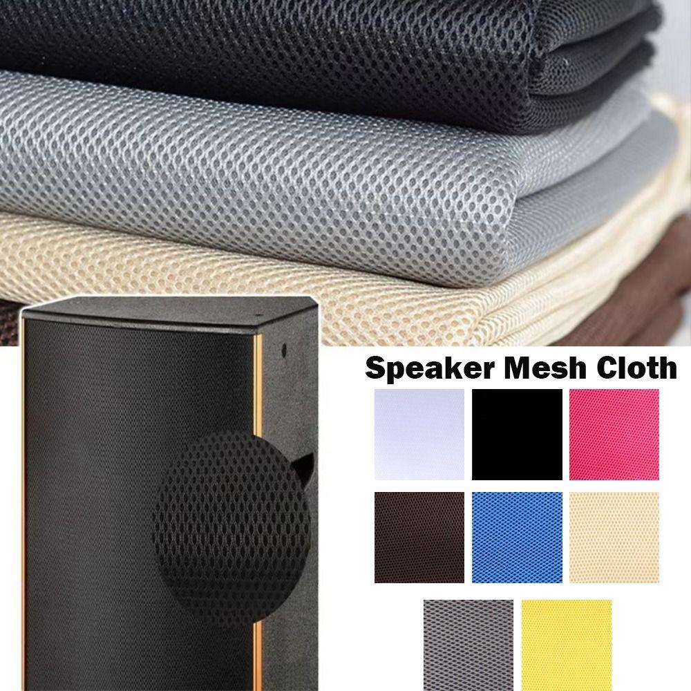 Breathable Speaker Mesh Cloth Anti-dust Multiple Colors Speaker Grill Cloth Dustproof Soundproof Net Cover Home KTV