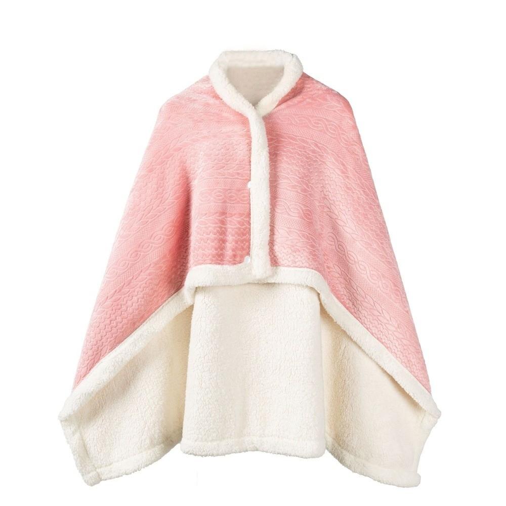 Double Layered Warm Shawl Thicken Women Scarf Casual Flannel Blanket Shawl Office