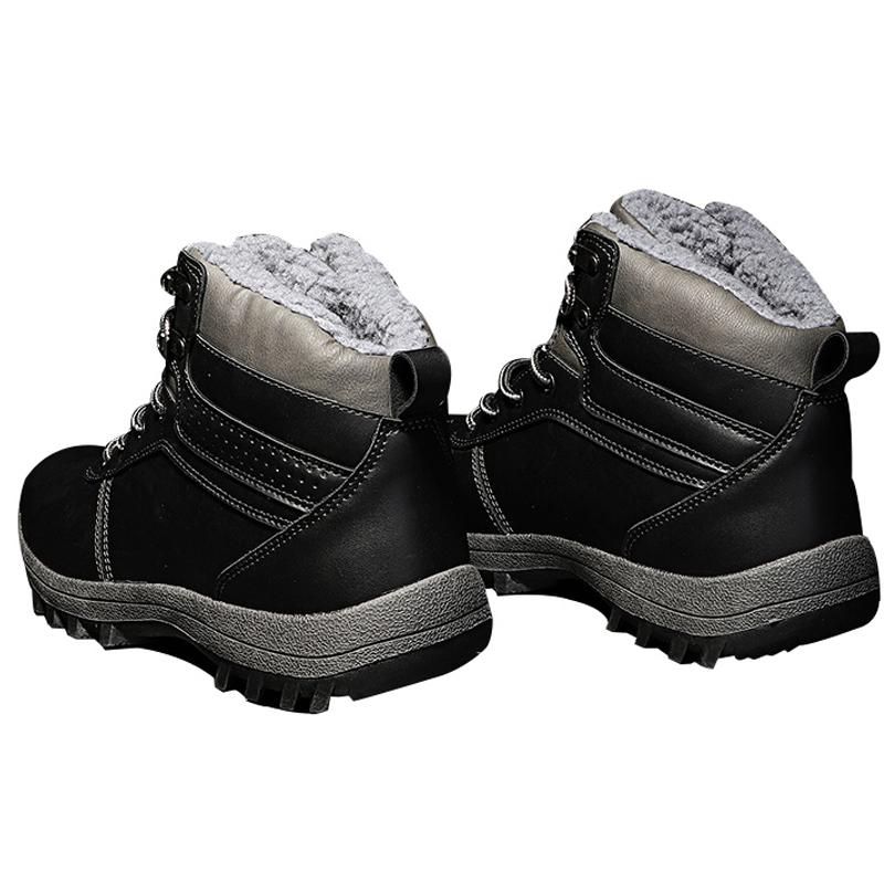 Men Boots Winter Man Shoes Outdoor Ankle Boots Men Snow Boots Plush Keep Warm Men Footwear Non-Slip Casual Trendy Hunting Boots