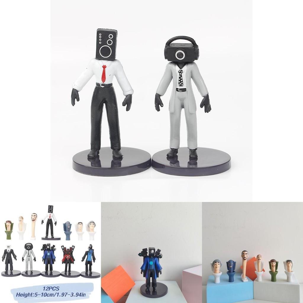 Skibidi Toilet Toy Figures Premium Material 12 Distinct Characters Lifelike And Perfect For Collecting Characters)