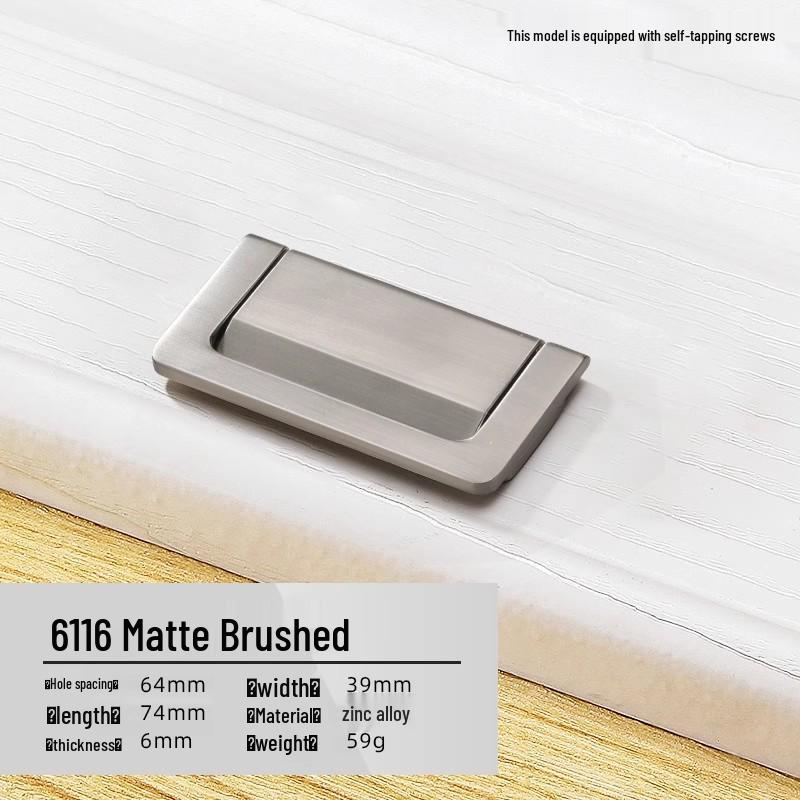 Minimalist Nordic Brushed Handle for Cabinet, Wardrobe, and Drawer